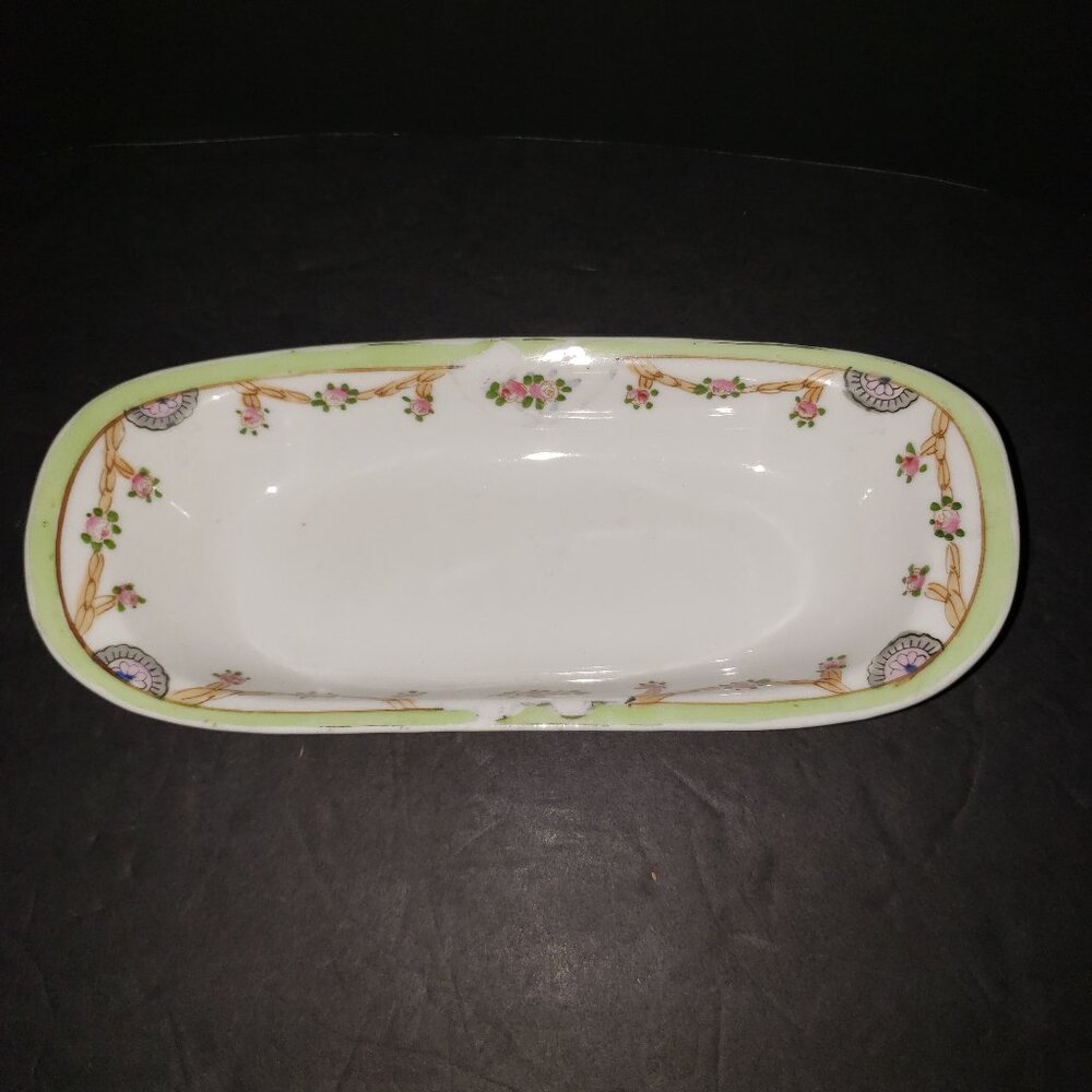 Vintage Nippon Butter, Celery or Asparagus Dish Excellent Condition